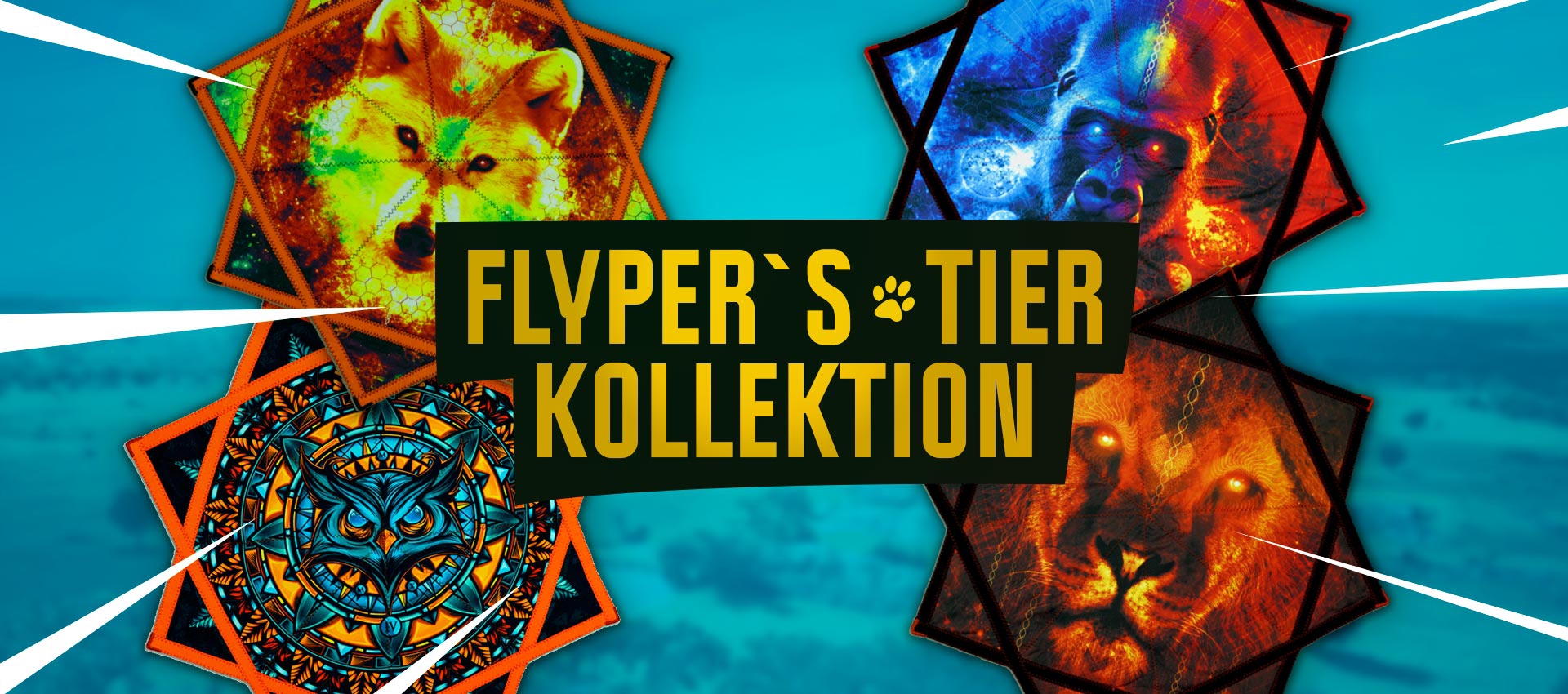 Flyper Spinning cloth: Animal Collection