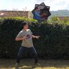 Juggling Spinning Cloth with Own Photo