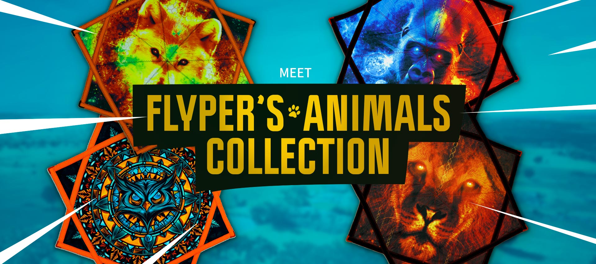 Flyper Spinning cloth: Animal Collection